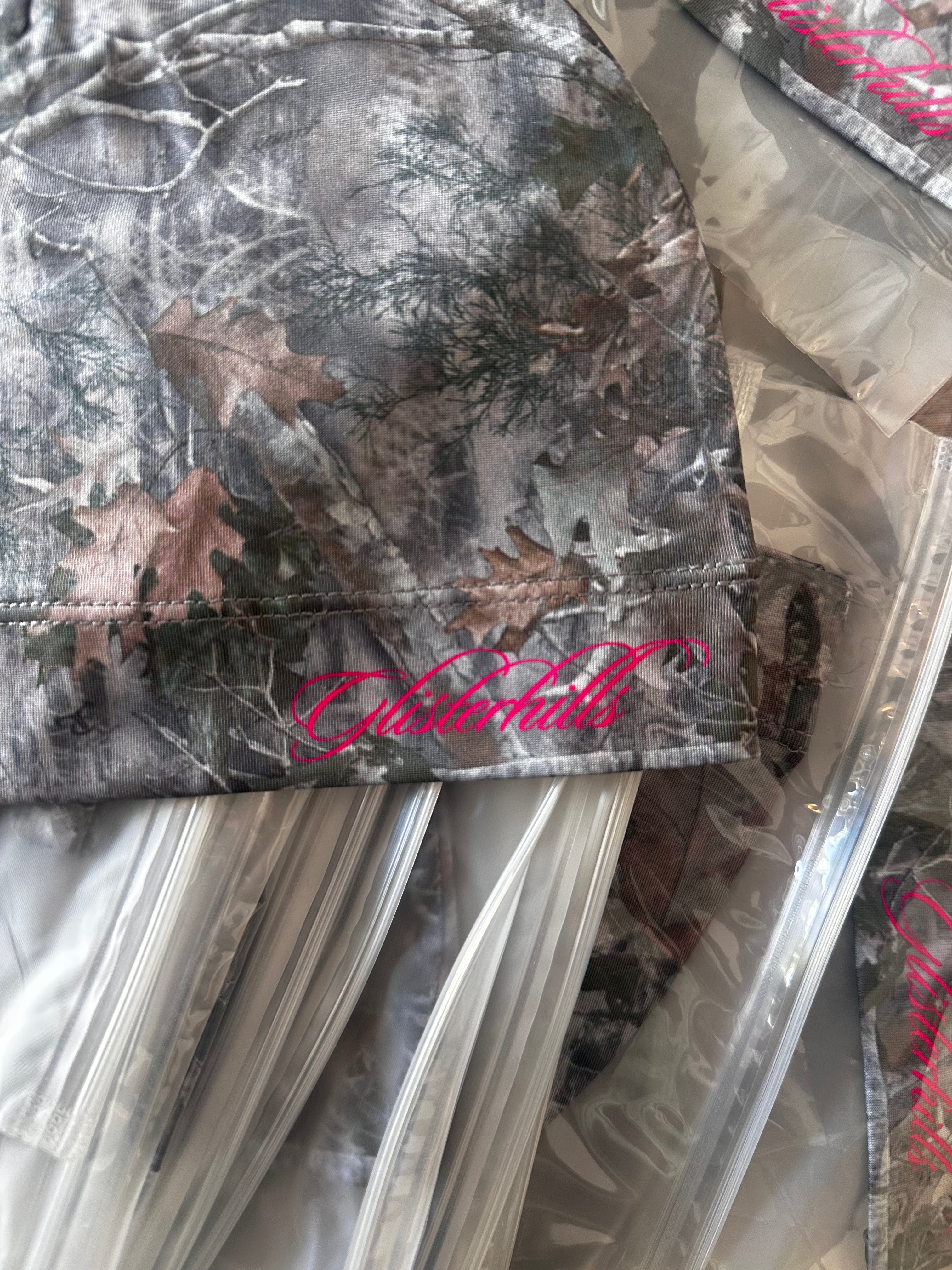 GLISTER CAMO SKULL CAP