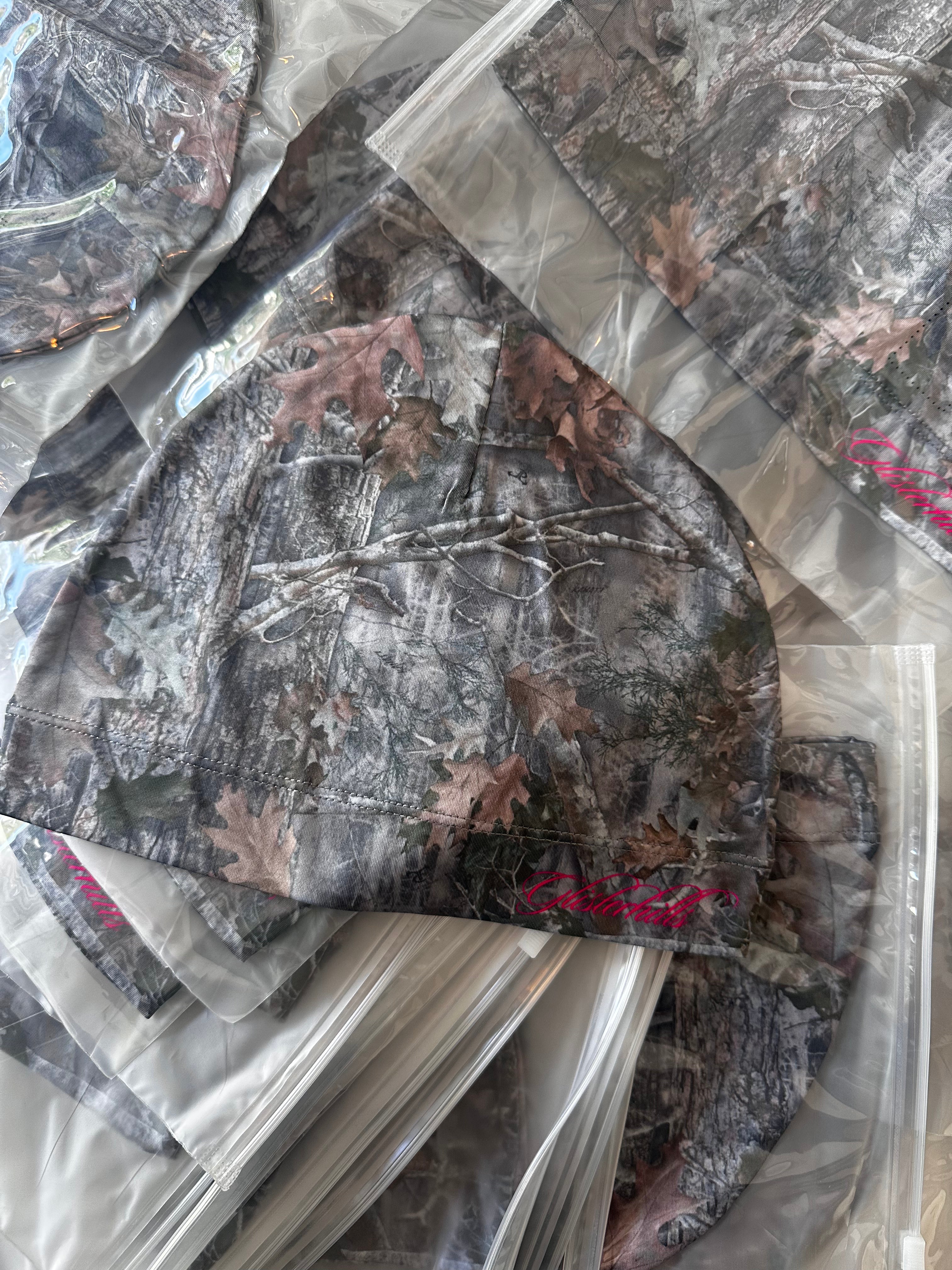 GLISTER CAMO SKULL CAP